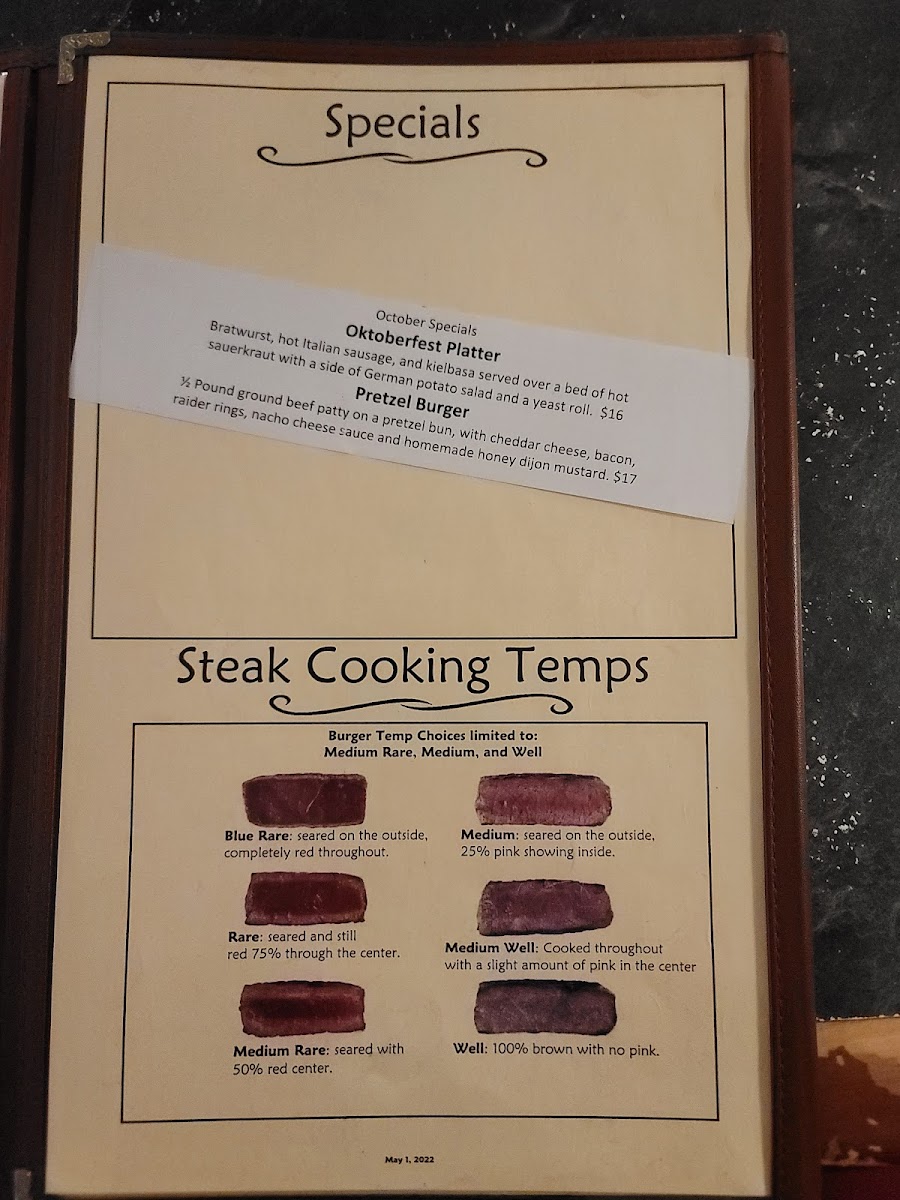 Cleveland Draft House - Garner Menu - Image 4