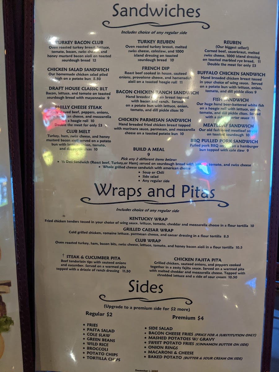 Cleveland Draft House - Garner Menu - Image 6